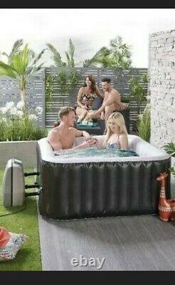 4 Person Inflatable Jacuzzi Hot Tub Spa Bubbles Square / Free Delivery