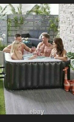 4 Person Inflatable Jacuzzi Hot Tub Spa Bubbles Square / Free Delivery
