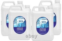 4 x Kleen Spa Hot Tub Surface Cleaner 5L- Waterline Hot Tub Cleaner, Jacuzzi