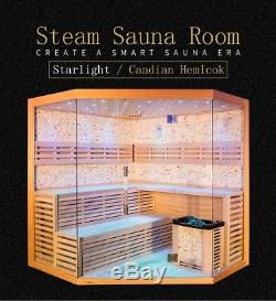 5-6 person hemlock traditional steam stove heater ozone sauna room