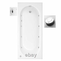 6 jet 8 Jet Whirlpool Spa Bath Tub Single Ended Round Choice Of Sizes White Roun