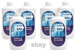 6 x Kleen Spa Hot Tub Surface Cleaner 1L- Waterline Hot Tub Cleaner, Jacuzzi