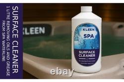 6 x Kleen Spa Hot Tub Surface Cleaner 1L- Waterline Hot Tub Cleaner, Jacuzzi