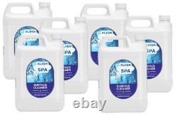 6 x Kleen Spa Hot Tub Surface Cleaner 5L- Waterline Hot Tub Cleaner, Jacuzzi