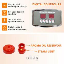6KW 220V Steam Generator Sauna Bath Home SPA Shower Steam & ST-135M Controller