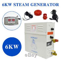 6KW Steam Generator with Controller Home SPA Bath Shower Sauna Steam Room Cabin