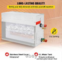 9KW Steam Room Generator Engine With Controller For Shower Bath Home Spa 220V