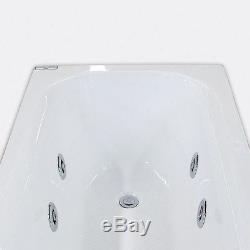 Acrylic Whirlpool 8 Jets Massage Soft Touching Jacuzzi 1700x700x520mm Bathtub