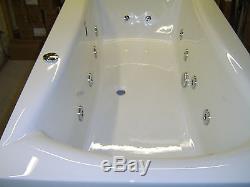 Alpine 1800 x 800 Double ended Bath with 12 Jet Whirlpool system