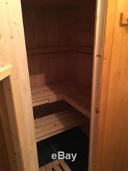 Amber Leisure, Indoor Sauna, Steam Room, 240v, Used Three times. VGC