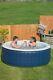Aqua Spa 6 Seater Round Hot Tub Bubble Jacuzzi Summer Garden Pool + Cover 1000L