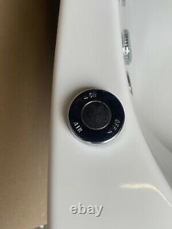Aquaestil 8 jet jacuzzi whirlpool shower bath, shower screen and bath panel