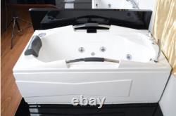 Aqualusso Atlanta Deluxe 1500mm x 850mm Small Whirlpool Bath & Air Spa Baths