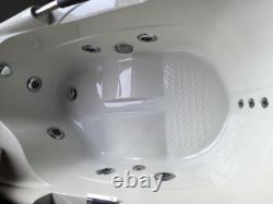 Aqualusso Atlanta Deluxe 1500mm x 850mm Small Whirlpool Bath & Air Spa Baths