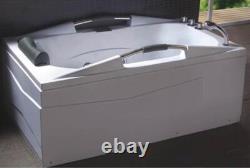Aqualusso Atlanta Deluxe 1500mm x 850mm Small Whirlpool Bath & Air Spa Baths