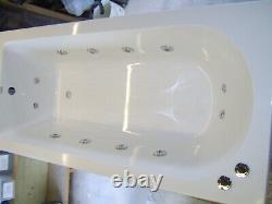 BARMBY Hydrotherapy System 24 Jet 1600x700 Single Ended Bath with Colour Light