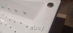 BARMBY Hydrotherapy Whirlpool/Airspa system 24 Jet 1600x700 Single Ended Bath