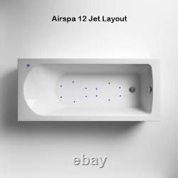 BARMBY Hydrotherapy Whirlpool/Airspa system 24 Jet 1800x800 Single Ended Bath