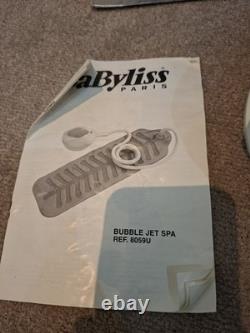 BaByliss SOFT BUBBLE JET SPA 100% Complete in Home Bath Jacuzzi