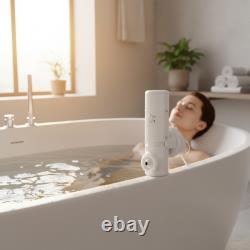 Bath Bubble Maker with Suction Cup Compact Appliance for Bathtub, Home Spa