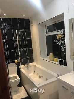 Bath Jacuzzi Spa, Sink, Toilet With Cabinets & Tap With Mixers