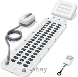 Bath Spa Massage Mat, Jacuzzi Bath Mat with 6-Speed Adjustable, Non-Slip and Inf