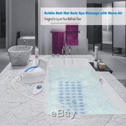 Bath Tub Spa Hot Tub Body Massage Portable Bubbling Mattress Jacuzzi Massager