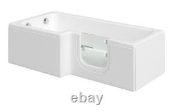 Bathe Easy Solarna L-Shape Walk-In Bath Right Hand 14 Jet C-Lenda System