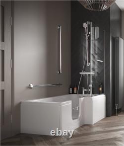 Bathe Easy Solarna L-Shape Walk-In Bath Right Hand 14 Jet C-Lenda System