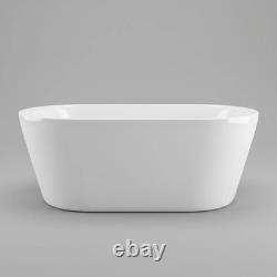Bathroom City Freestanding Whirlpool Bath 1600 x 750mm 12 Jets Spa Bath Valencia