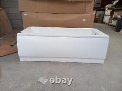 Bathstore 1600 x 700 Single Ended Bath 6 Jet Whirlpool with Panels and Waste