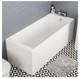 Beaufort 800x560mm Bath End Panel Matt White, Next Day Delivery