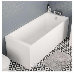 Beaufort 800x560mm Bath End Panel Matt White, Next Day Delivery