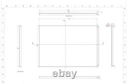 Beaufort 800x560mm Bath End Panel Matt White, Next Day Delivery
