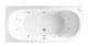 Beaufort Biscay 1600 x 725 mm J Shaped DE Whirlpool Bath 12 jets