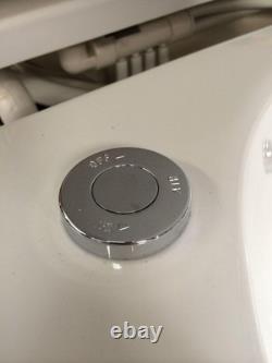 Beaufort Biscay 1600 x 725 mm J Shaped DE Whirlpool Bath 12 jets