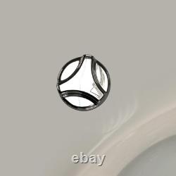 Beaufort Biscay 1600 x 725 mm J Shaped DE Whirlpool Bath 12 jets
