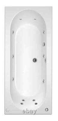 Beaufort Biscay Double Ended 12 Jet 1700 x 700 mm Whirlpool Spa Bath
