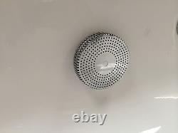 Beaufort Biscay LH 1600 x 725 mm J Shaped DE Whirlpool Bath 12 jets with panel