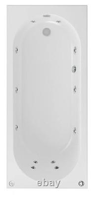 Beaufort Biscay SE 12 Jet 1800 x 800 mm Single Ended Whirlpool Spa Bath