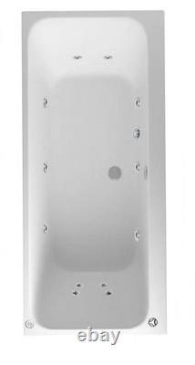 Beaufort Malin Double Ended 12 Jet 1700 x 700 mm Whirlpool Spa Bath