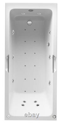 Beaufort Portland 24 Jet Twin Grip 1600 x 700 mm Single Ended Whirlpool Spa Bath