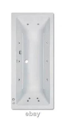 Beaufort Portland Double Ended 12 Jet 1700 x 800 mm Whirlpool Spa Bath