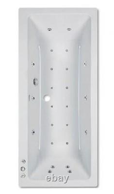 Beaufort Portland Double Ended 1900 x 900mm 24 Jet Whirlpool Bath