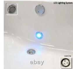 Beaufort Portland Double Ended 1900 x 900mm 24 Jet Whirlpool Bath