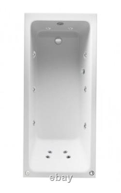 Beaufort Portland SE 12 Jet 1600 x 800 mm Single Ended Whirlpool Spa Bath