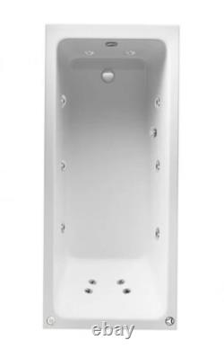 Beaufort Portland SE 12 Jet 1800 x 800 mm Single Ended Whirlpool Spa Bath