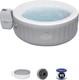 Bestway LAY-Z-SPA St Lucia AirJetT Jacuzzi 170 x 66 cm 2-3 people Round Grey Sil