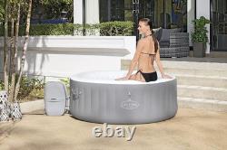 Bestway LAY-Z-SPA St Lucia AirJetT Jacuzzi 170 x 66 cm 2-3 people Round Grey Sil