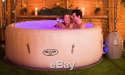 Bestway Lay-Z-Spa Paris Inflatable Hot Tub Jacuzzi Portable Spa 2017